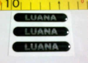 Logo Fregio con Nome in Resina 3 pezzi LUANA - Bild 1 von 1