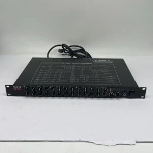 Roland M-120 Rackmount Stereo Line Mixer 12 canali Mixing Audio *TESTATO FUNZIONANTE - Foto 1 di 7