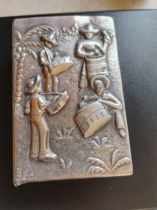 Vintage Silver Plated Cigarette Case / Box Holder Made in Denmark - Picture 1 of 4