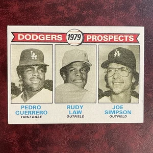 1979 Topps Set PEDRO GUERRERO ROOKIE 719 LOS ANGELES DODGERS EX-MINT *HIGH GRADE - Picture 1 of 2