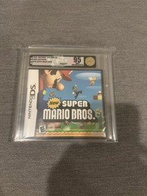 Nintendo DS NEW Super Mario Bros VGA 95 Factory Sealed MINT Case Fresh Wata CGC