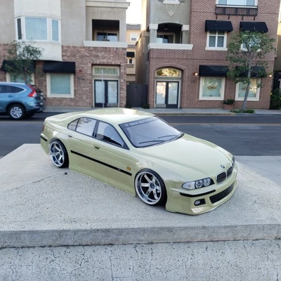 200mm 1/10 Custom Paint BMW M5 4Tec-2 drift DC10 HPI YD2 MST TT02 Body Only - Image 1 of 4