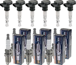6x Esen Skv Bobina Encendido + Beru Bujía para BMW 5er E34 520i 24V - Imagen 1 de 5