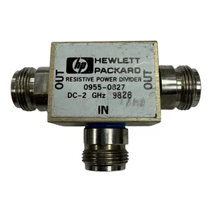 0955-0827 HP Coaxial Power Divider Combiner 2-Way DC-2Ghz N Type - Picture 1 of 4