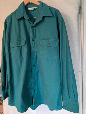 Moose Creek Juno Of California Cotton Chamois Shirt Mens Sz. 40 Vintage  - Image 1 of 4