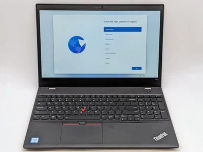 LENOVO P52S 15" FHD Touch I7-8550U 512GB SSD 16GB W11P Quadro P500 Webcam - Image 1 of 4