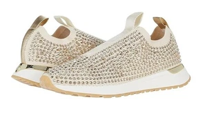 Neu Michael Kors Damen Bodie Verziert Mesh Slipper Sneaker Creme Verschiedene Gr. - Bild 1 von 7