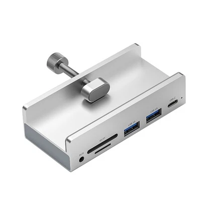 6-Port USB 3.0 Hub Clamp Adapter Aluminum USB Splitter Converter for Laptop/PC - Image 1 of 4