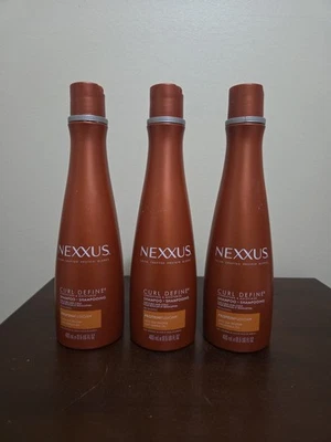 Lote de 3 champú hidratante Nexxus Curl Define Strengthen 13,5 oz ProteinFusion Foto 1 de 3