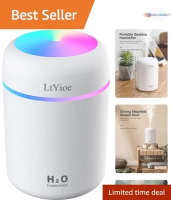 迷你 USB 加湿器 便携式 台式 汽车房 2 雾模式 静音 自动关机 — 第 1/4 张图片