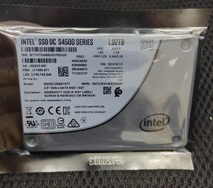 Intel SSD S4500 1.92TB DC Series 2.5" SATA III Solid State Drive SSDSC2KB019T7 - Picture 1 of 2