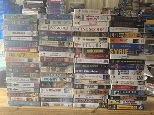Lot de 73 cassettes vhs Films,comiques, Etc Version Fr - Imagen 1 de 5