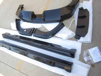 Kit de corpo sintonizador Kia Spectra efeito solo saias laterais lábio traseiro inferior fabricante de equipamento original 05 06 - Imagem 1 de 4