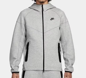 Nike Tech Fleece Hoodie Jacke Herren X-Large grau Windrunner Full Zip FB7921-063 - Bild 1 von 12