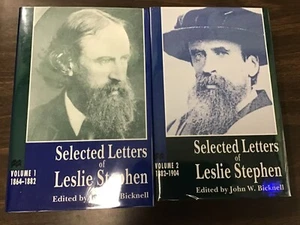 Selected Letters of Leslie Stephen - Vol. 1 & 2 - 1996 - John W. Bicknell, ed. - Picture 1 of 8