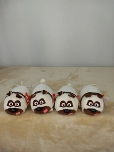 Lot of 4- Teeny Tys MEL The Secret Life of Pets Dog Stackable Plush Animal Toy - Picture 1 of 5