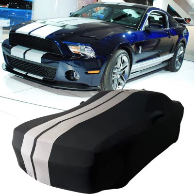 Cubierta de auto interior elástica satinada a prueba de arañazos a prueba de polvo para Ford Mustang Shelby GT500 Foto 1 de 4