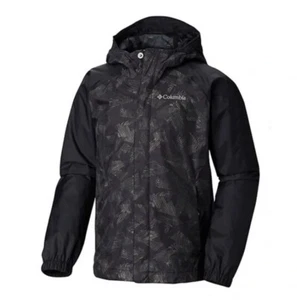 Columbia Curious II Rain Jacket Camu Sz S 8 Kids - Picture 1 of 9
