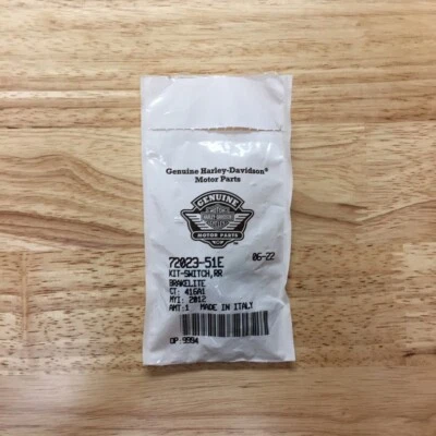 原始设备制造商 Harley Davidson 开关套件停止灯,后制动,带 9907 - 72023-51E [全新] — 第 1/2 张图片