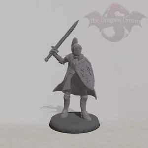Female Knight - Heroquest inspired, Dungeons & Dragons, Pathfinder - Miniature - Picture 1 of 4