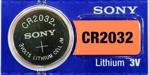 2 X SONY MURATA WATCH CR2032 3 VOLT LITHIUM BATTERIES BATTERY SHIPPED SYDNEY - Picture 1 of 2