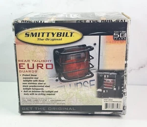 ⚓New - Smittybilt Rear Tailight Euro Guards PN#8660 Black 76-06 CJ & Wrangler⚓ - Bild 1 von 4
