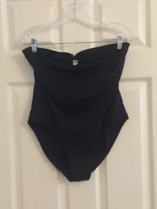 Traje de baño Old Navy negro sin tirantes de una pieza con Peep Hole para mujer talla L - Imagen 1 de 7