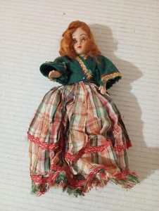 Duchess Doll Vtg 40s-50s Continental Scoton Girl #701 Sleepy Eye 7.5" Doll - Picture 1 of 9