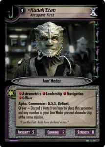 Star Trek CCG 2E Tenth Anniversary Promo Kudak'Etan, Arrogant First FOIL 0P9 - Picture 1 of 1