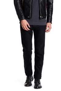 Diesel Darron Slim Straight Leg Jean, Black, 30 x 32 - Picture 1 of 4