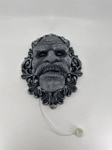 Vtg PAC Halloween Monster Door Knocker Haunted House Talking Mouth Moving WORKS - Picture 1 of 4