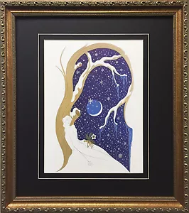 Erte ""Inverno"" Stampa Art Déco Design SUITE QUATTRO STAGIONI Autunno - Foto 1 di 3