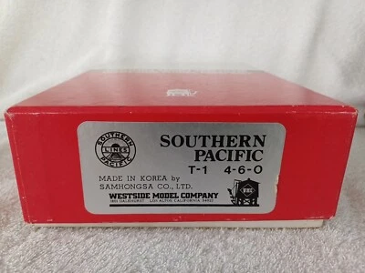 SOUTHERN PACIFIC T-1 4-6-0 HO Gauge BRASS STEAM ENGINE, WESTSIDE MODEL COMPANY - Image 1 of 4
