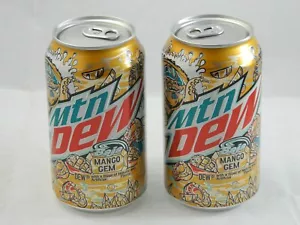 Mountain Dew Baja Mango Gem 2022 lata completa de 12 OZ nueva MTN ENVÍO Y DEVOLUCIÓN GRATUITOS - Imagen 1 de 12