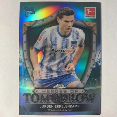 2021-22 Topps Chrome Bundesliga Jurgen Ekkelenkamp Heroes Of Tomorrow #HT-JE - Image 1 of 2