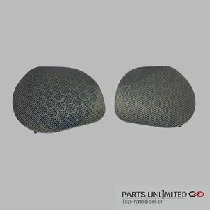 96-00 Honda Civic EK OEM front door panel speaker covers trims garnish Brown 4D - Picture 1 of 2