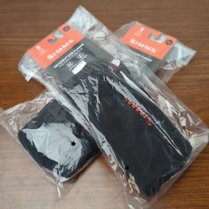Simms PG-12482 Headwaters Fleece No Finger Gloves Black - Size M - LOT OF (2)! - Picture 1 of 7