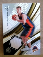  ANDRIS BIEDRINS 2005-06 UD SP AUTHENTIC GU PATCH ROOKIE CARD!WARRIORS F RC STAR
