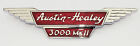Austin Healey 3000 Mk2, BJ7 BT7 Bonnet Badge Chrome + Red Enamel In-Fill AHB9014