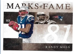 2008 Playoff Absolute Memorabilia Marks of Fame #MOF-37 Randy Moss /250 Patriots - Picture 1 of 2
