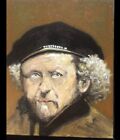 Original Oil Painting in style of Rembrant Self Portrait signed Gaar 8x10?
