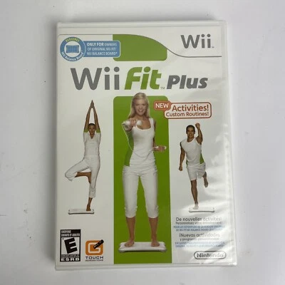 NEW Wii Fit Plus Game : Balance Board Compatible Fitness Yoga Workout SEALED - Image 1 of 2