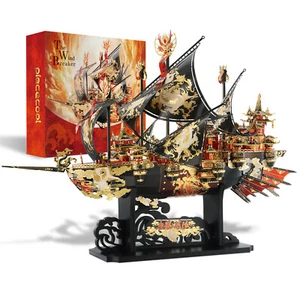 Piececool 3d Model Kits The Wind Breaker Metal Puzzle halloween Gifts Kits Toys - Zdjęcie 1 z 11