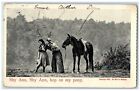 1908 Shy Ann Shy Ann Hop On My Pony New York NY Posted Antique Postcard