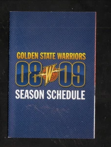 2008-09 Golden State Warriors Pocket Spielplan Verizon - Bild 1 von 2