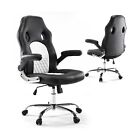 Gaming Chair, Home Office Computer Chair Pu Leather Ergonomic Racing Desk Cha...