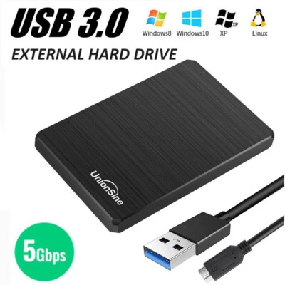 Portatile HARD DISK ESTERNO 2,5" 500GB-1TB-2TB USB 3.0 PER PC Smart TV PS4 Xbox