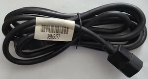 IBM Black Power Cord 39M5377 EC Longwell J85836A . 10a 250v - Picture 1 of 5