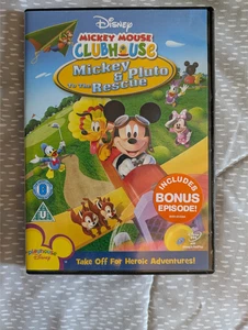 Mickey Mouse Clubhouse - Mickey And Pluto To The Rescue DVD, Rare Disney - Picture 1 of 3