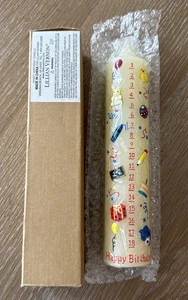 Vintage in Box Lillian Vernon Happy Birthday Kerze 1-18 Jahre Meilenstein Spielzeug - Bild 1 von 24